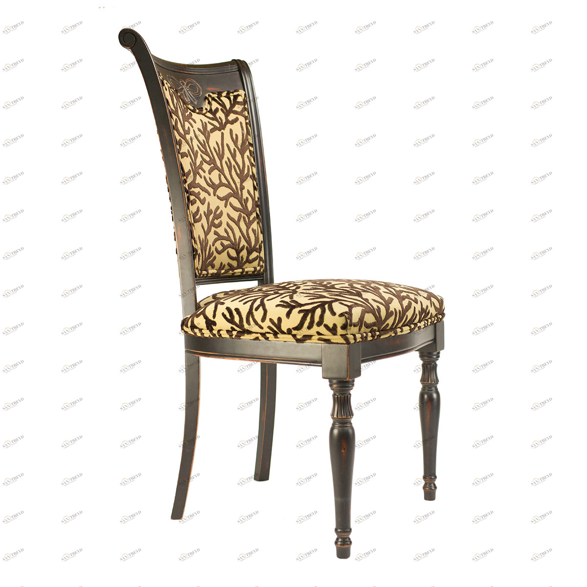 Стул обеденный с фигурными ножками Silleria от Schuller SCHULLER  247320 Коричневый 