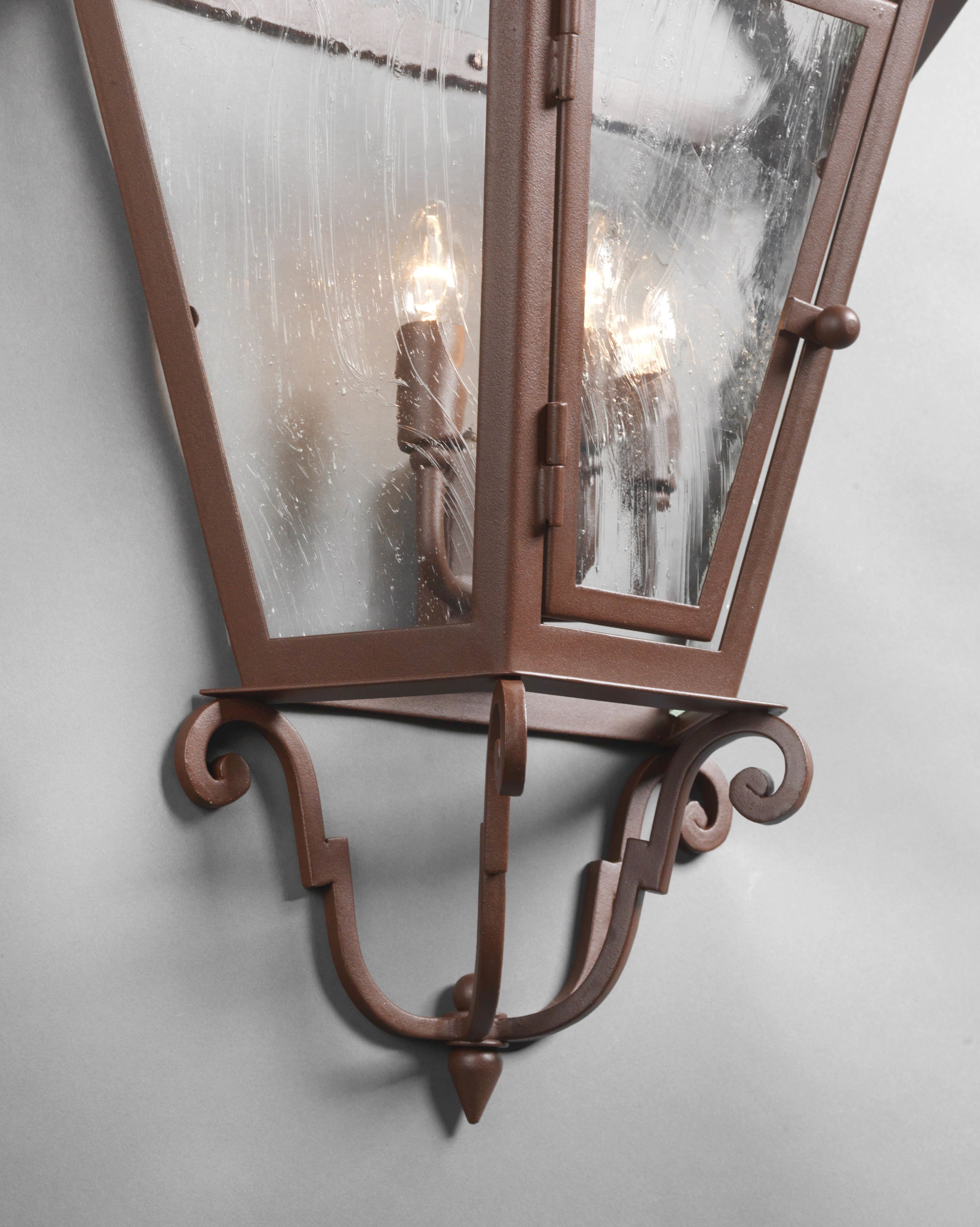 Открытый железный настенный светильник OFFICINACIANI гексагона ARCH-00134955 - Вид №2