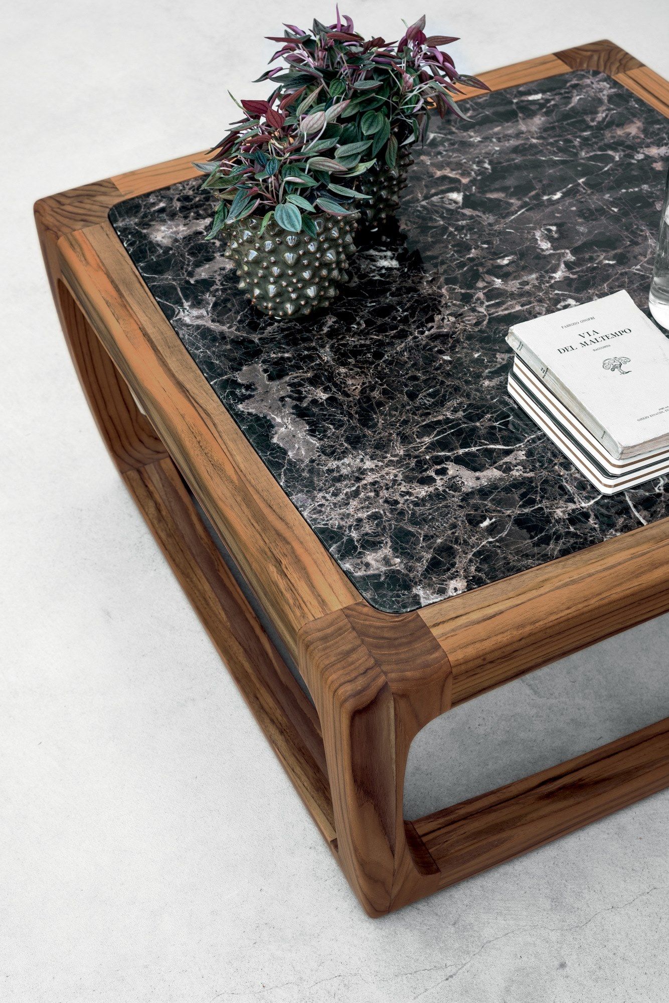 Садовый стол из тикового дерева и мраморная столешница Riva 1920 бунгало ARCH-00106417 - Вид №3