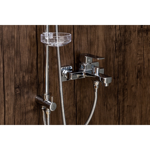 Orange Plito M16-933cr Душевая система в комплекте: смеситель для ванны с изливом; Белый sun-id-1516871 - Вид №6