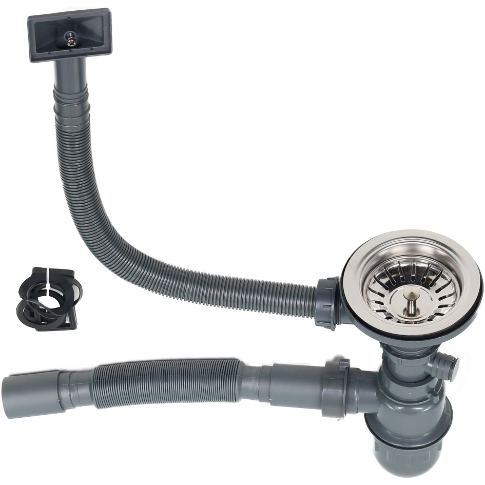 Мойка D4545H MELANA ProfLine 1,2/220 САТИН врезная квадратная D4545H D4545H сатин - Вид №3