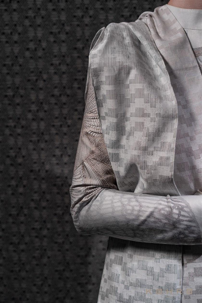 KOHRO Обивочная ткань из полиэстера A gong on the river Kr064457  - Вид №2