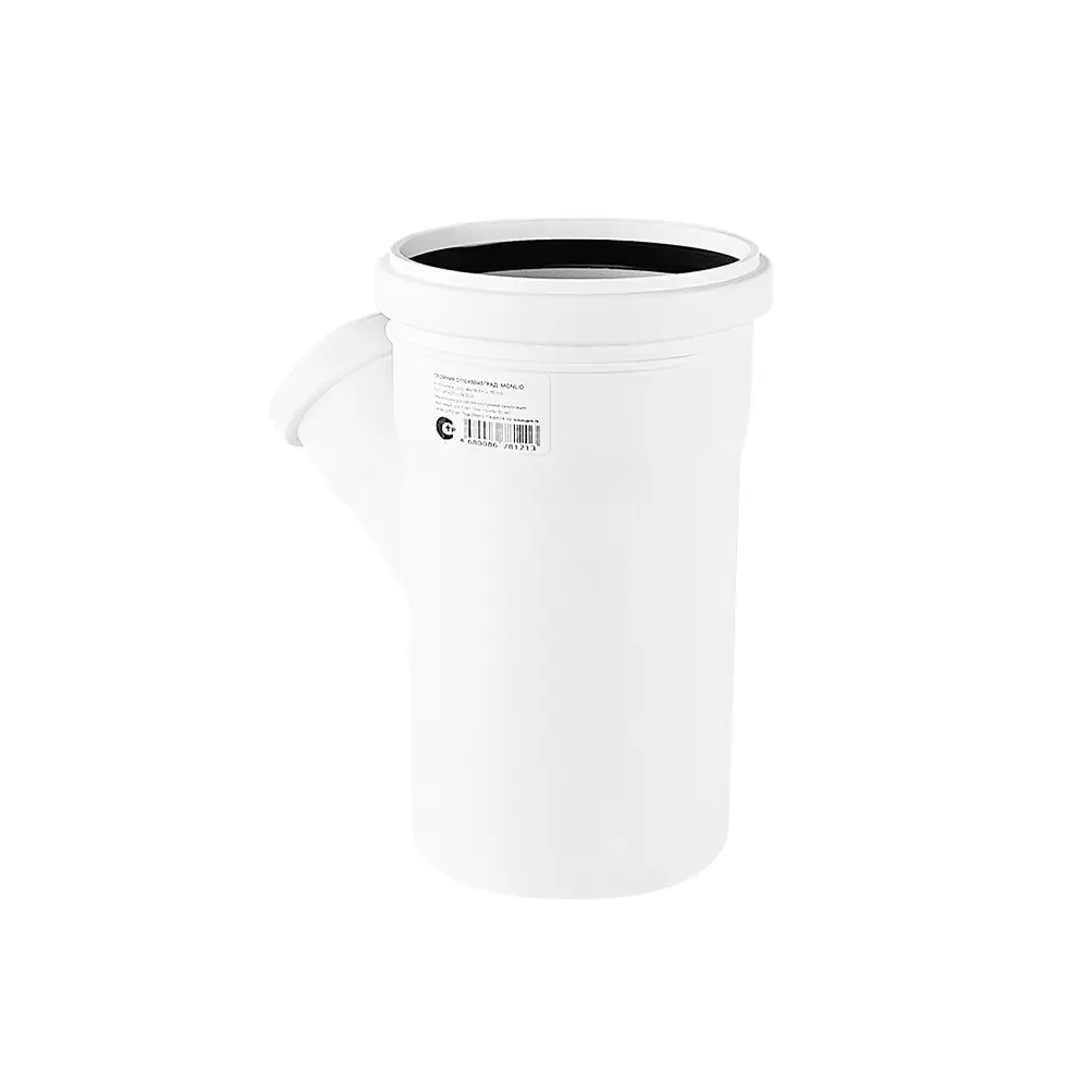 Тройник канализационный малошумный MONLID D110x50/45° мм полипропилен 89442456 STLM-2070242  - Вид №3