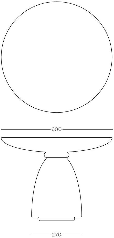 PIMAR Круглый садовый стол из камня Лечче sun-id-1436455 - Вид №6
