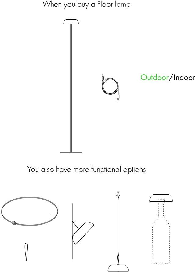 AXOLIGHT Многофункциональный переносной торшер Float sun-id-1368409 - Вид №5