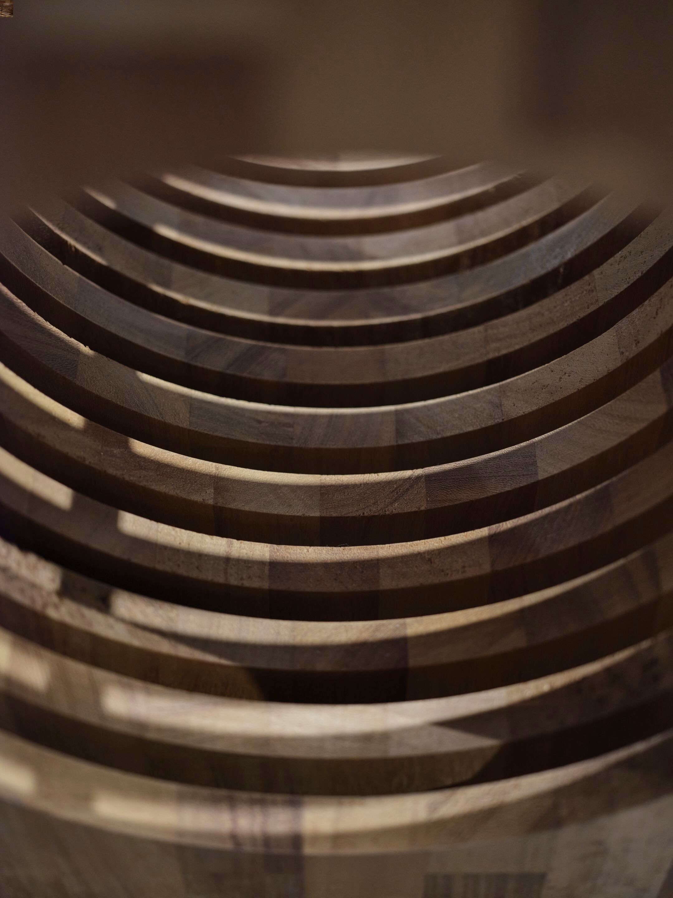 Круглый уличный журнальный столик iroko RIVATELIER LAYER ARCH-00111364 - Вид №2