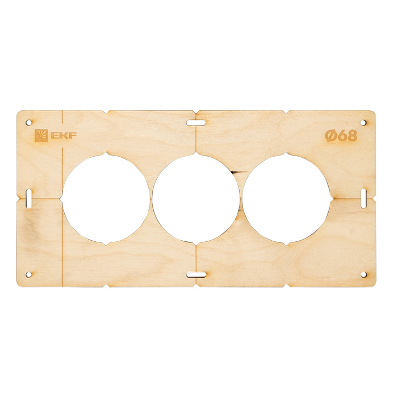 Шаблон EKF для быстрой разметки подрозетников на 3 поста 87092977 STLM-0073177