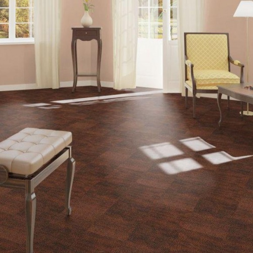 Кожаный пол CorkStyle Leather Bison Oxyd Натуральная кожа (Рельефная) 915х305 мм 1001500002 - Вид №1