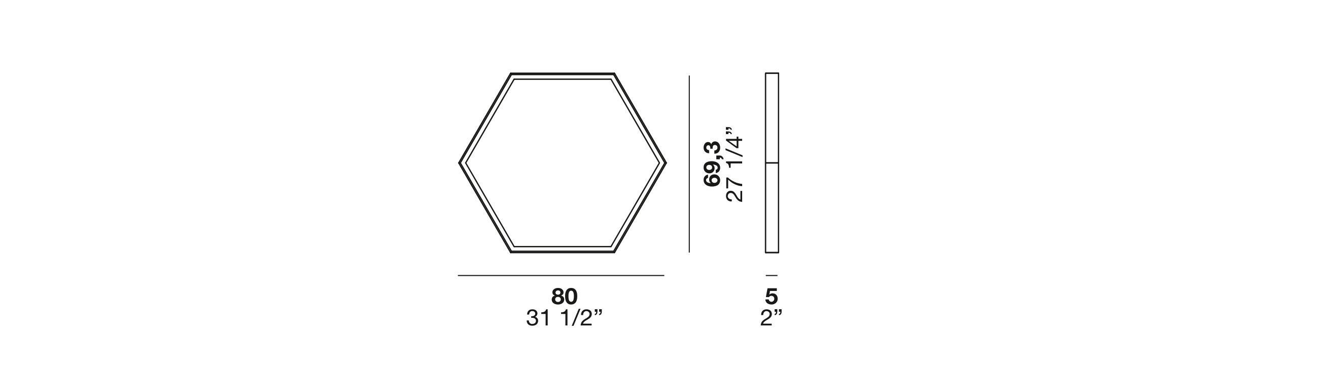 Шестигранное настенное зеркало Alf DaFrè ESAGONA ARCH-00033091 - Вид №6