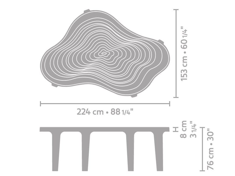 Обеденный стол из массива дерева Linteloo остров ARCH-00061375 - Вид №8