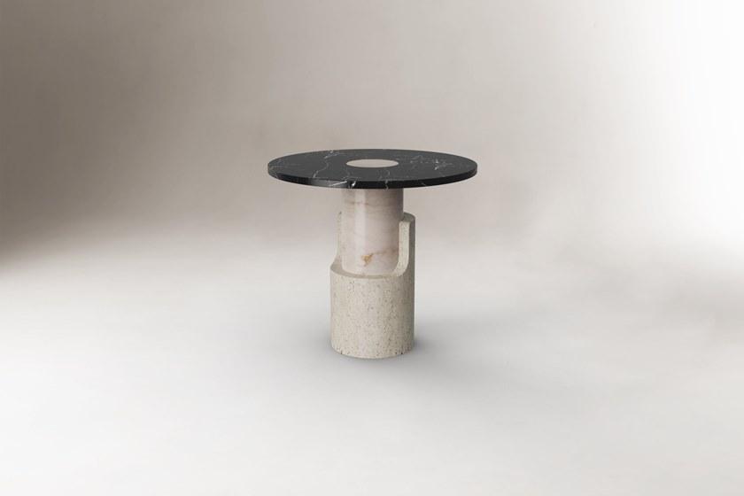 DOOQ Высокий шестиугольный мраморный стол sun-id-1452115 - Вид №2