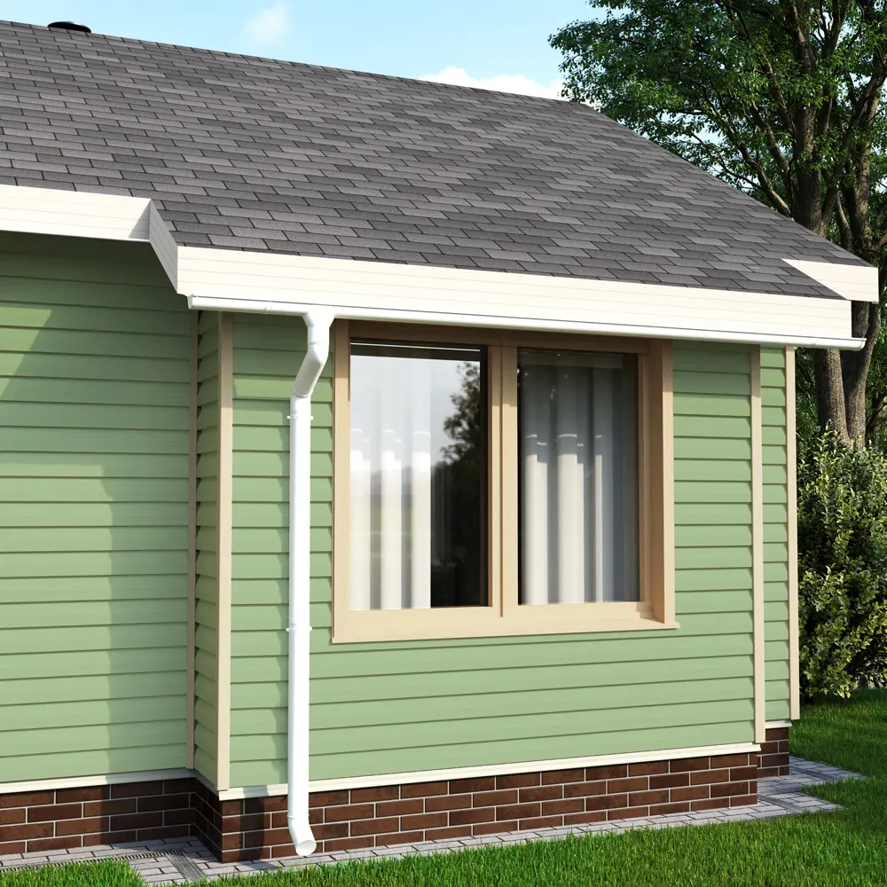 Сайдинг ПВХ MONLID корабельный брус 3 м зеленый 0.61 м² STLM-2155085 - Вид №2