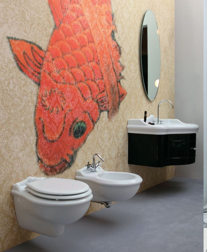 Керамическое подвесное биде Azzurra Ceramica Jubilaeum ARCH-00032571 - Вид №2