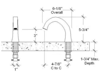 Однорычажный напольный инфракрасный смеситель для раковины Fontana Showers FST261RR ARCH-00038260 - Вид №2