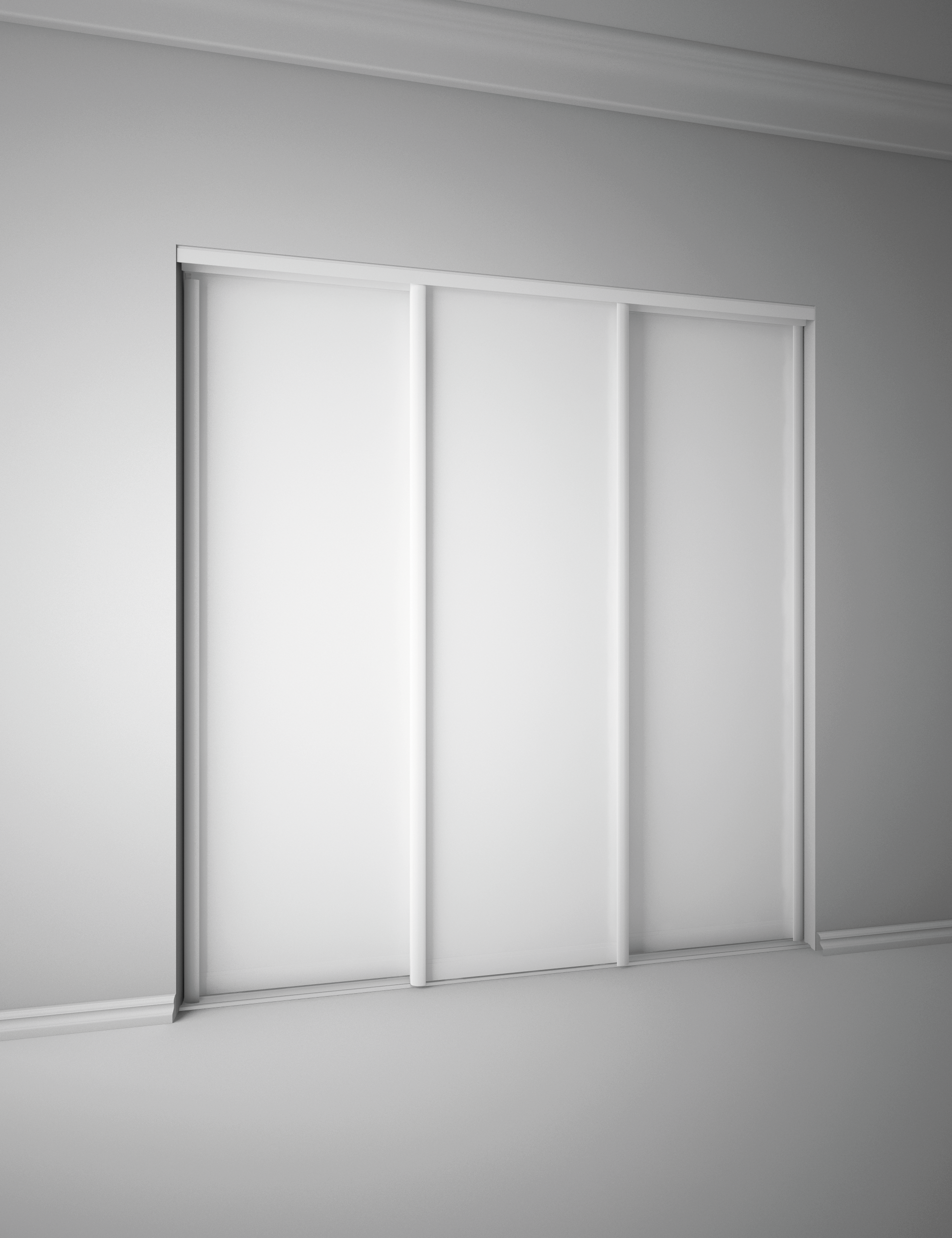 Дверь-купе Spaceo 2555×904 мм белая Santreyd 82362534 STLM-0025480 - Вид №4