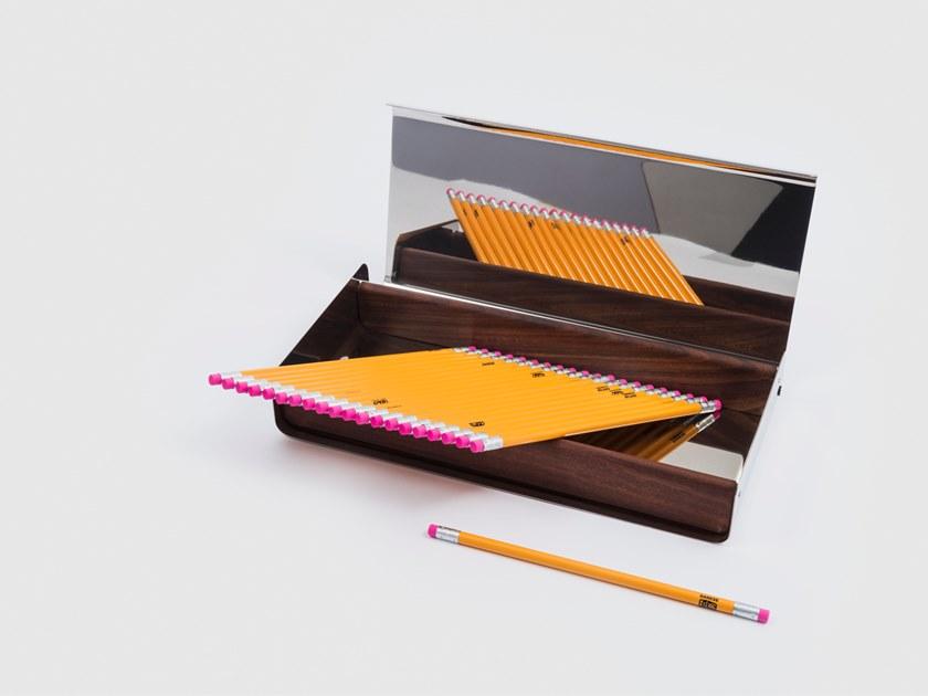 Danese Milano Контейнер из нержавеющей стали и дерева sun-id-1357714 - Вид №5