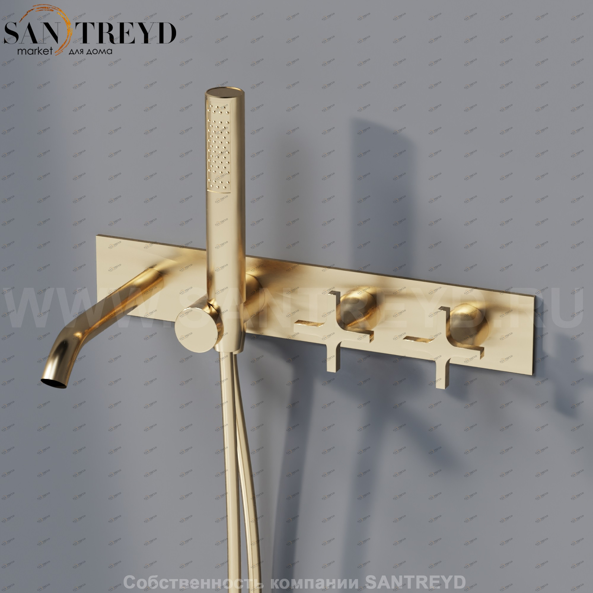 Agape MEMORY Встроенный смеситель для ванны бронзовый матовый AMEM324NR