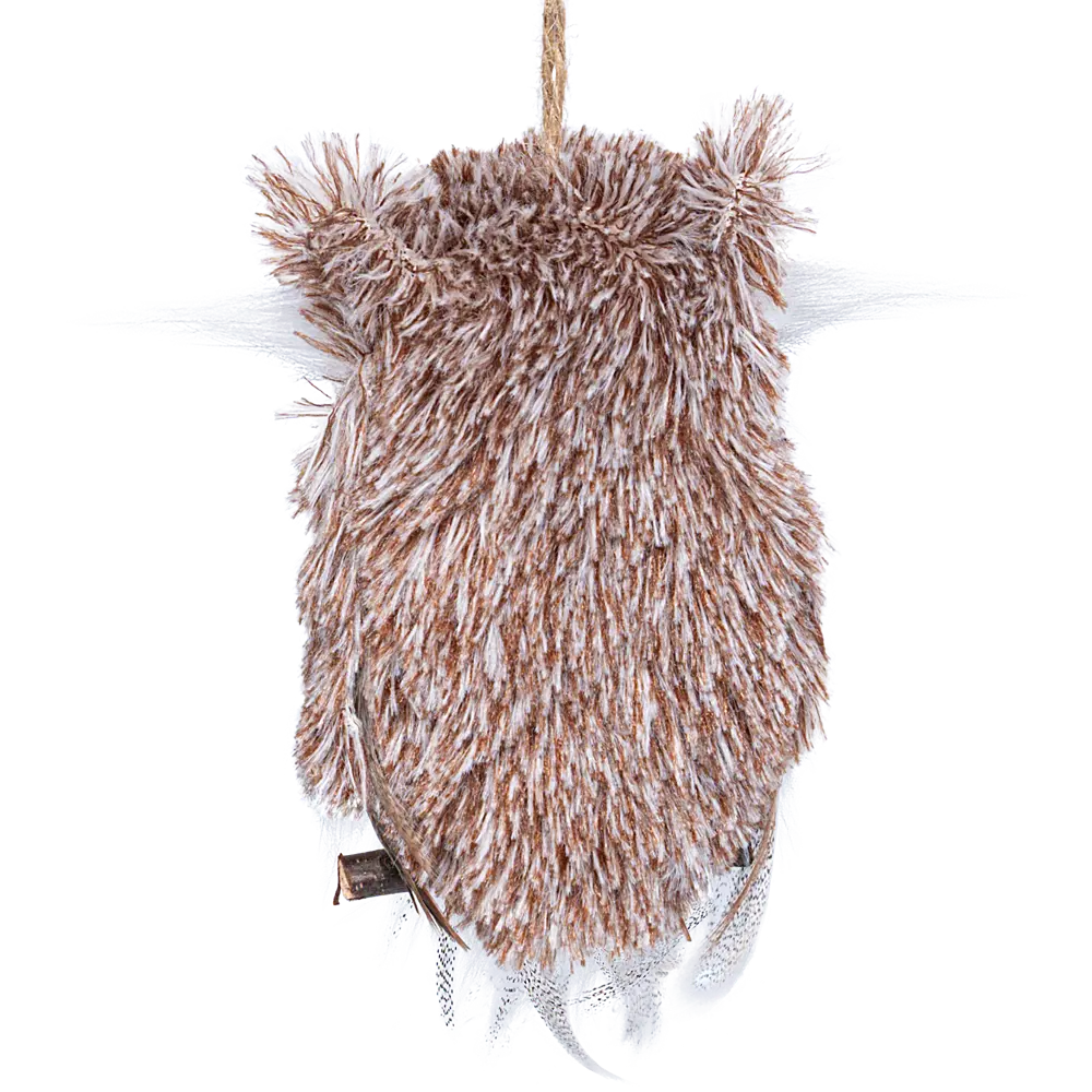 89368987 Украшение декоративное подвесное Совушка 15x8.5 см коричневый STLM-1391944 Santreyd  - Вид №1