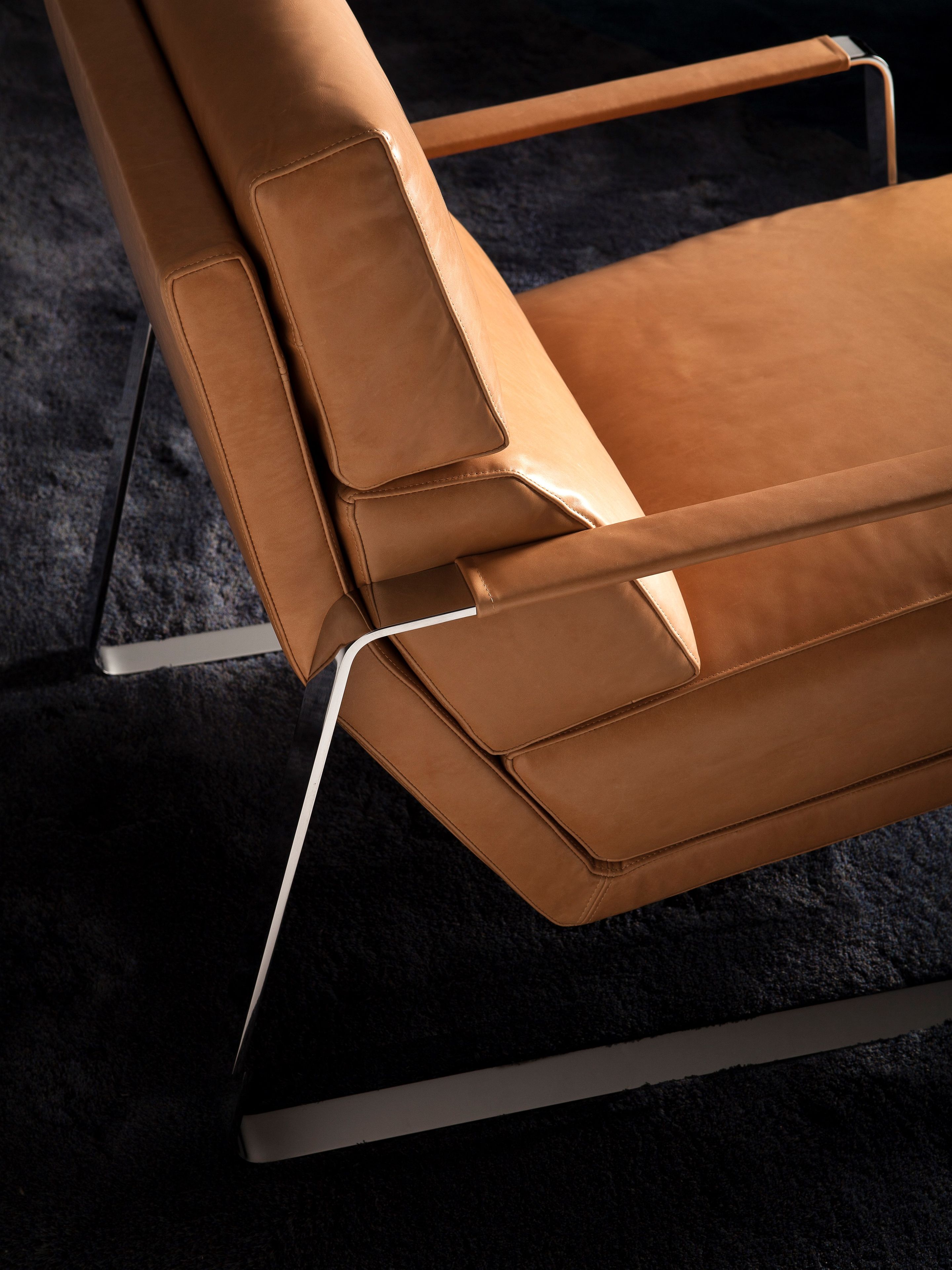 Кожаное кресло с подлокотниками Linteloo Kone ARCH-00083186 - Вид №5