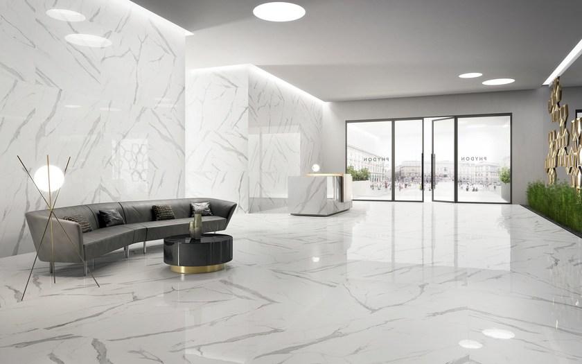 CERAMICA SANT'AGOSTINO Настенная / напольная плитка из керамогранита с эффектом мрамора Themar sun-id-1431203 - Вид №2