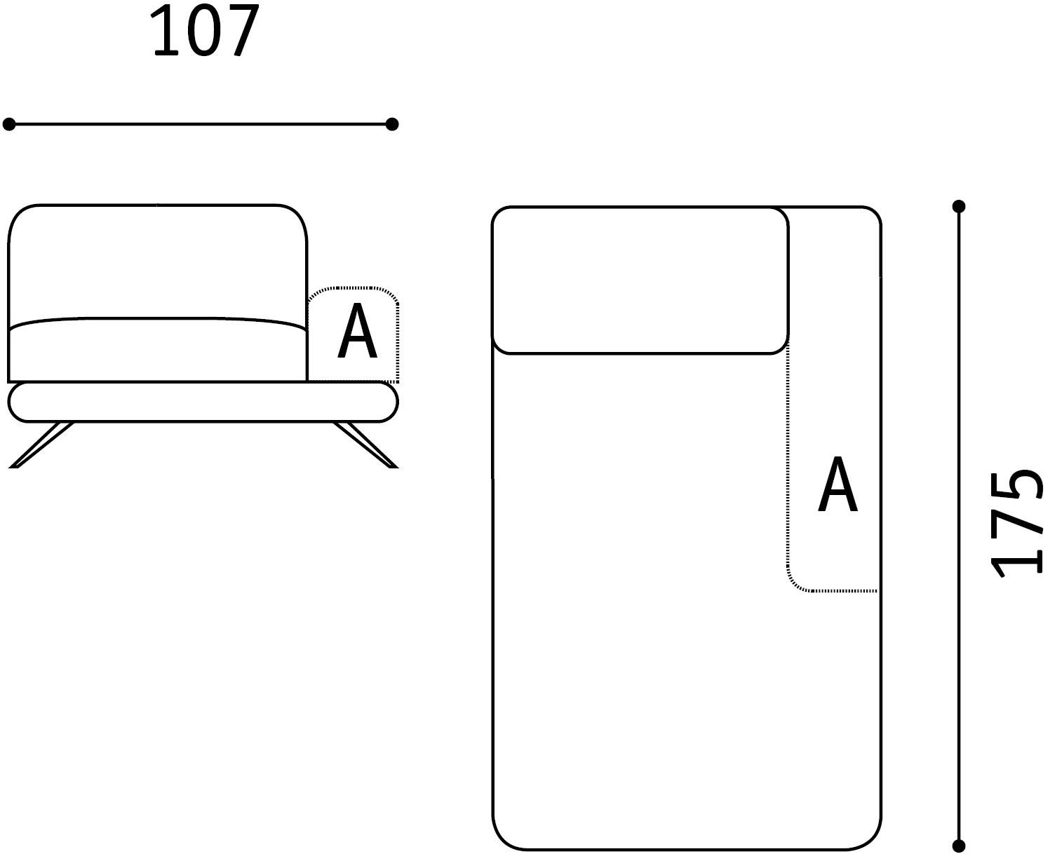Febal Casa Шезлонг со съемным тканевым чехлом Scena sun-id-1382405 - Вид №4