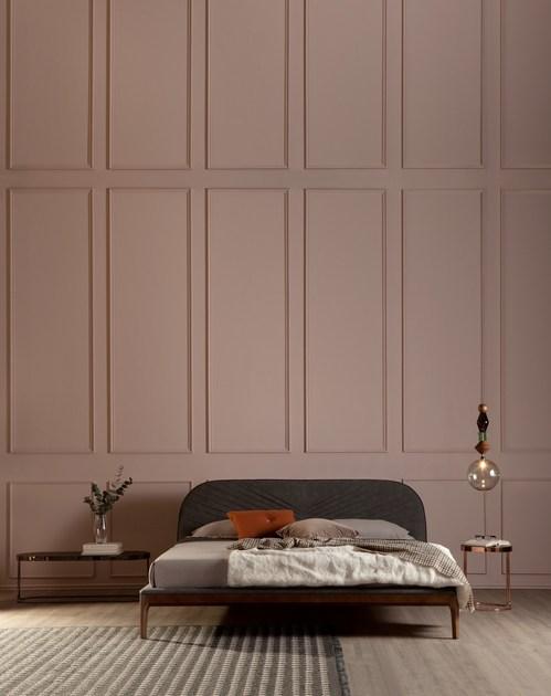 Tonin Casa Двуспальная кровать из кожи с обитым изголовьем sun-id-1487382 - Вид №2