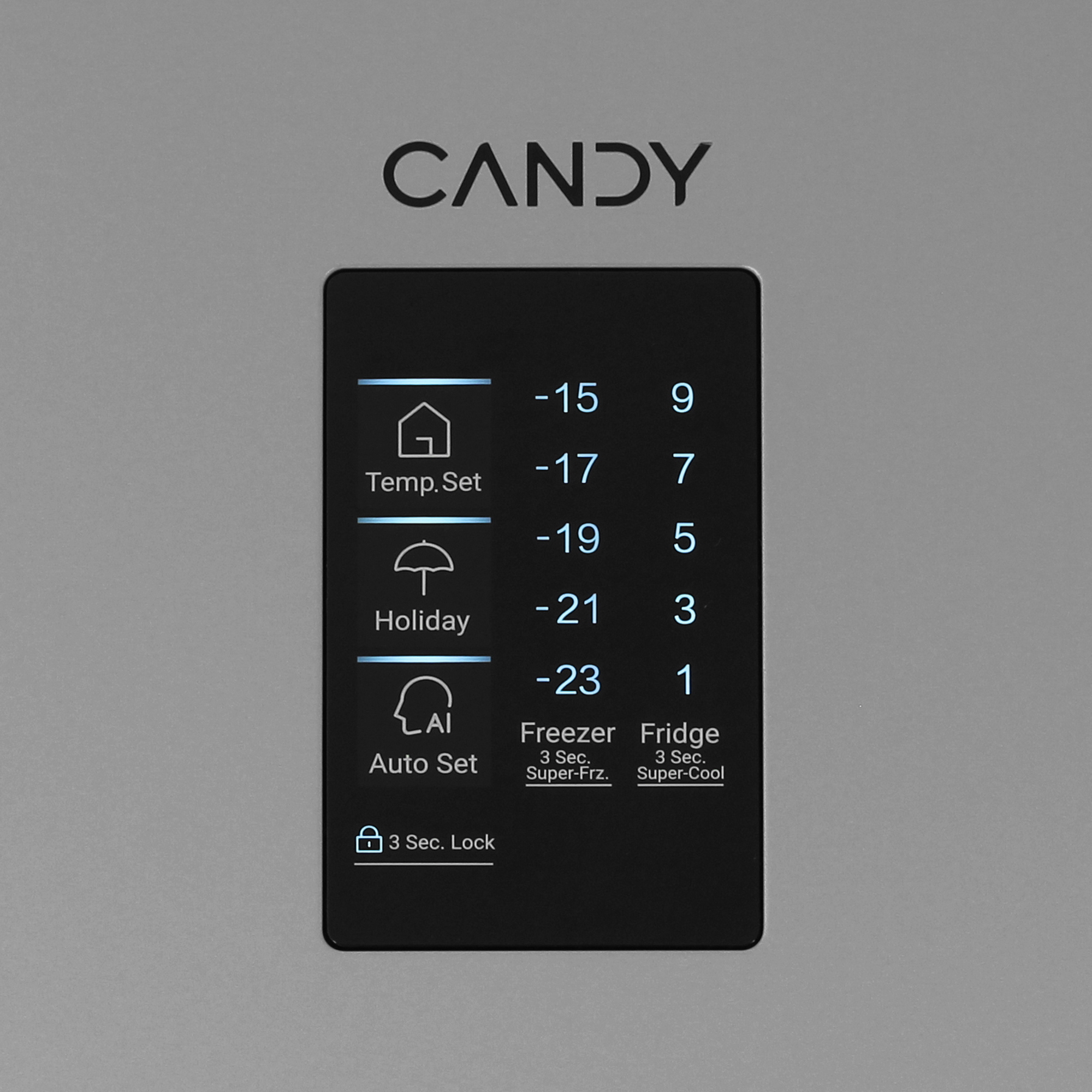 9248219 Холодильник с морозильником   Candy CFN6200SD серебристый STDN-0073195 - Вид №9