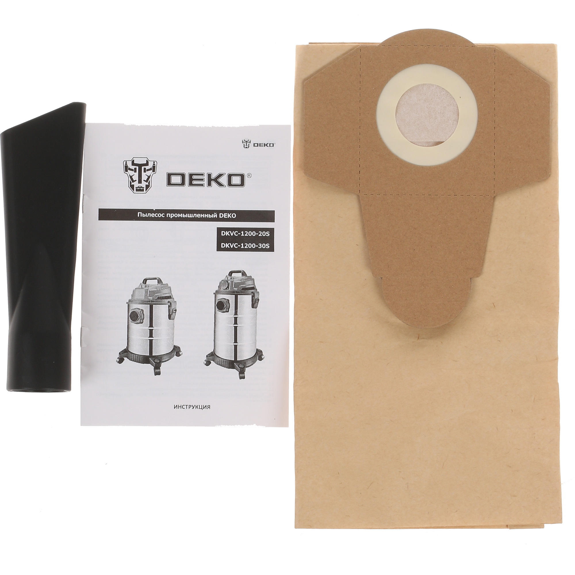 Строительный пылесос  DEKO DKVC-1200-20S 5340314 STDN-0016371 - Вид №9