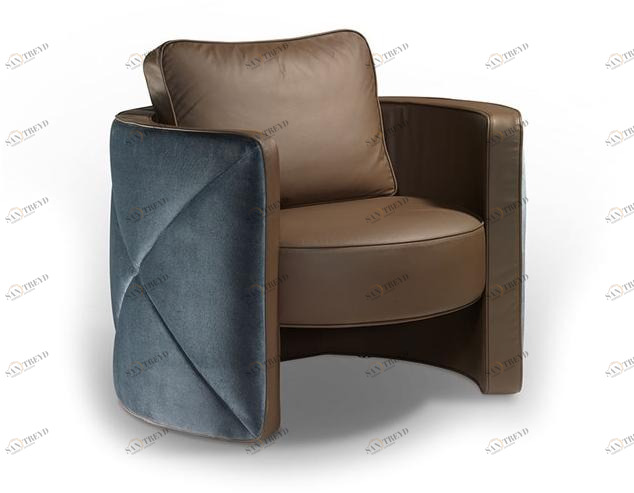Reflex Мягкое кожаное кресло с подлокотниками sun-id-1475681