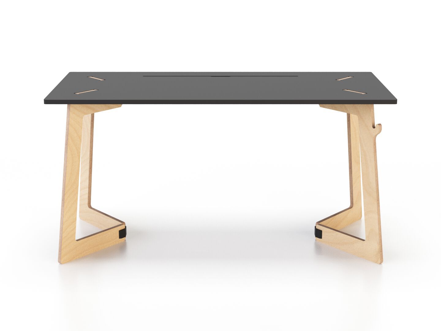 Прямоугольный рабочий стол с системой люверсов Esposit Karya ARCH-00087249 - Вид №4