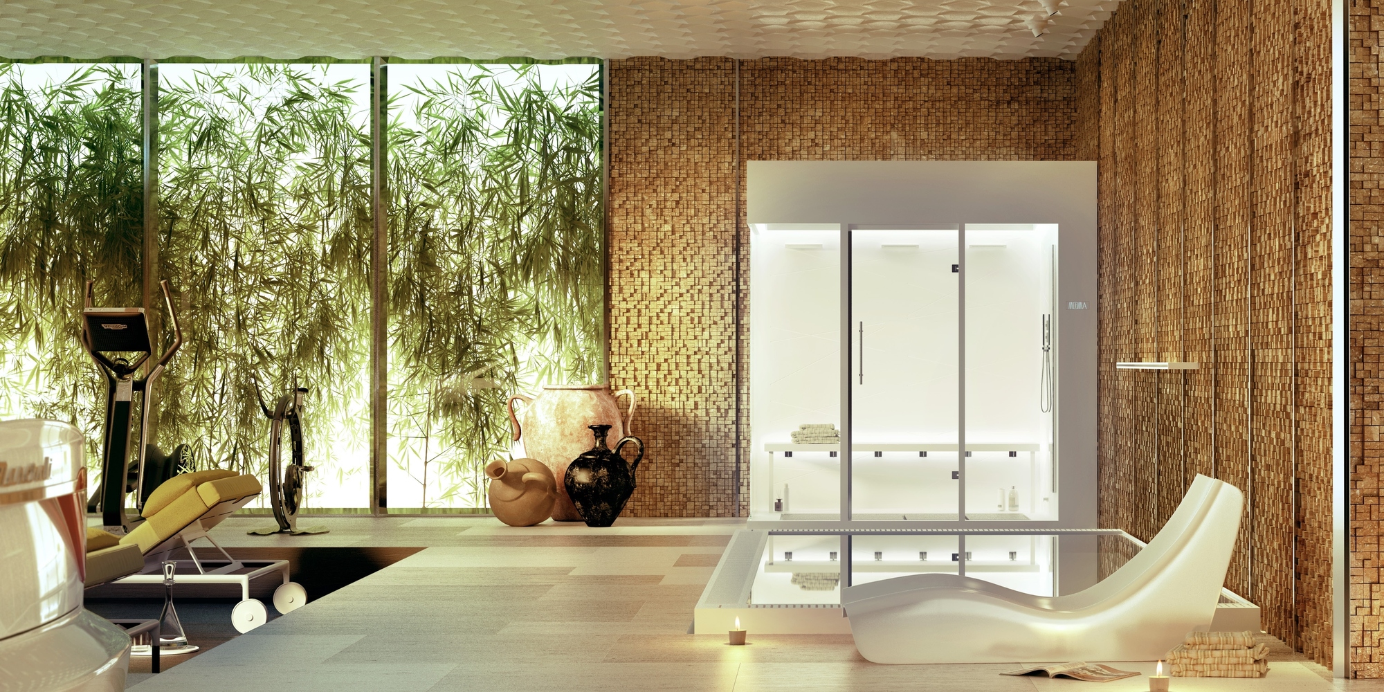 Moma Design Хаммам угловой KING SIZE2 белый правый SEHMKS2SX - Вид №1