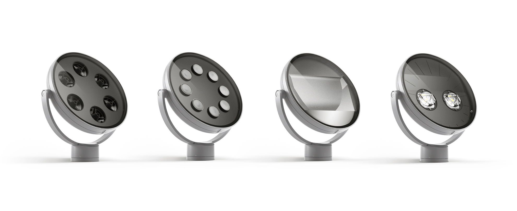 8840601 Проектор Platek SUN Large Proiettore  SUN Large Floodlight - 32 LED RGBW 24°  - Вид №1