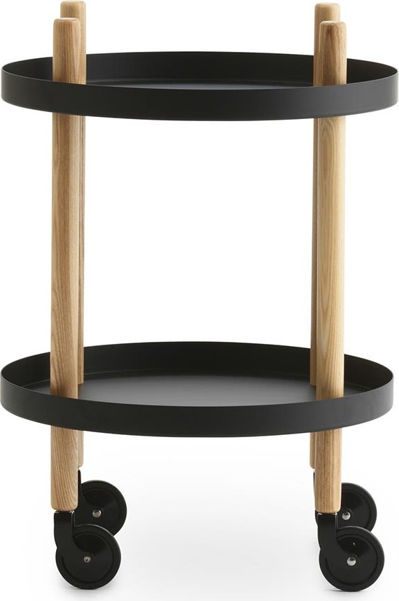 602198 Стол из блоков Ø45 см Black Normann Copenhagen 