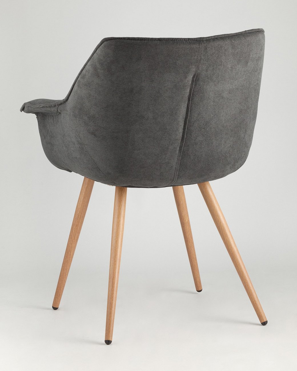 Стул с подлокотниками мягкий темно-серый "Джулиан" STOOL GROUP ДИЗАЙНЕРСКИЕ 00-3881966 Серый  - Вид №3