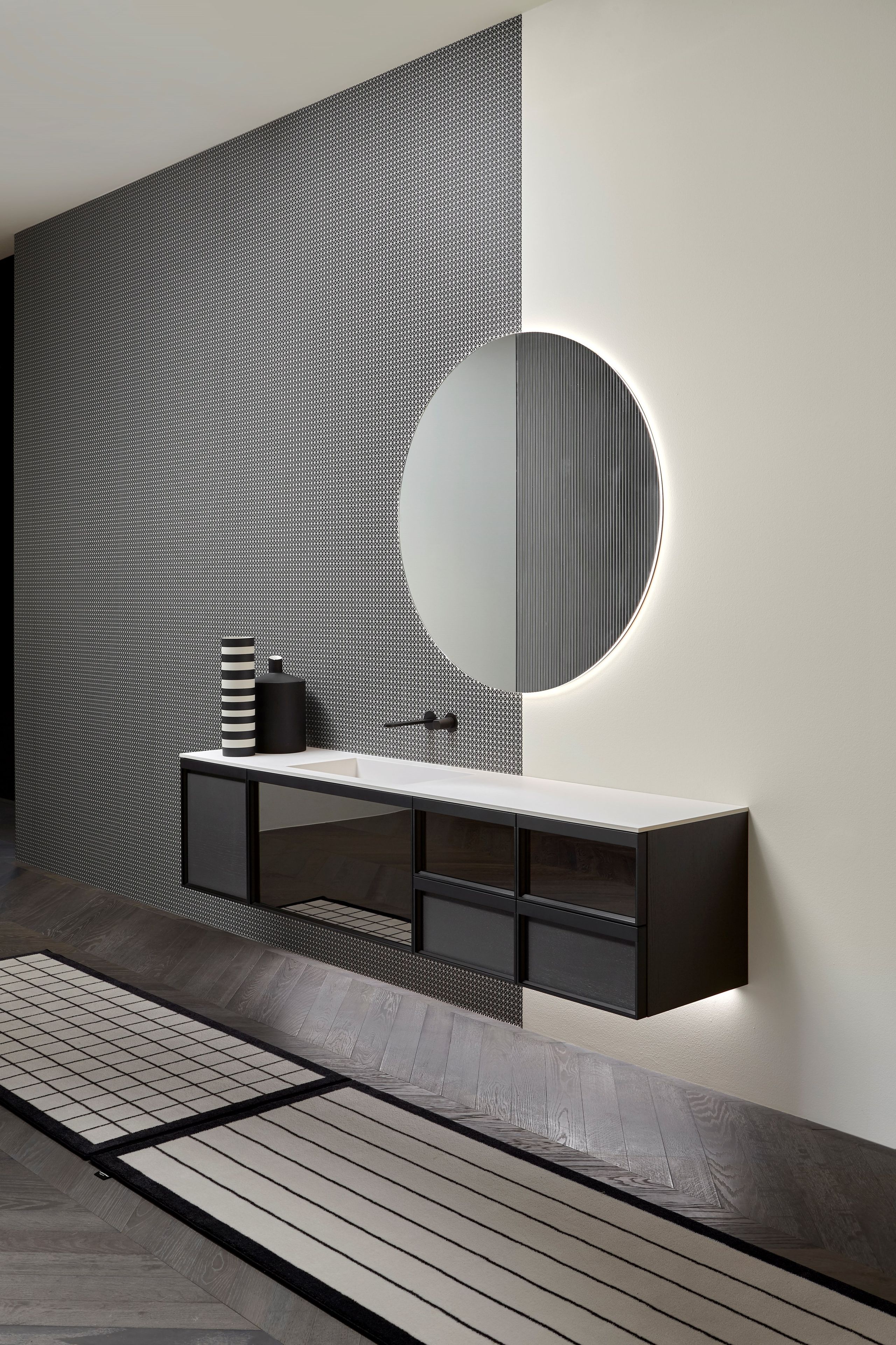 Круглое настенное зеркало для ванной комнаты Antoniolupi SUPERLUNA ARCH-00055014 - Вид №3