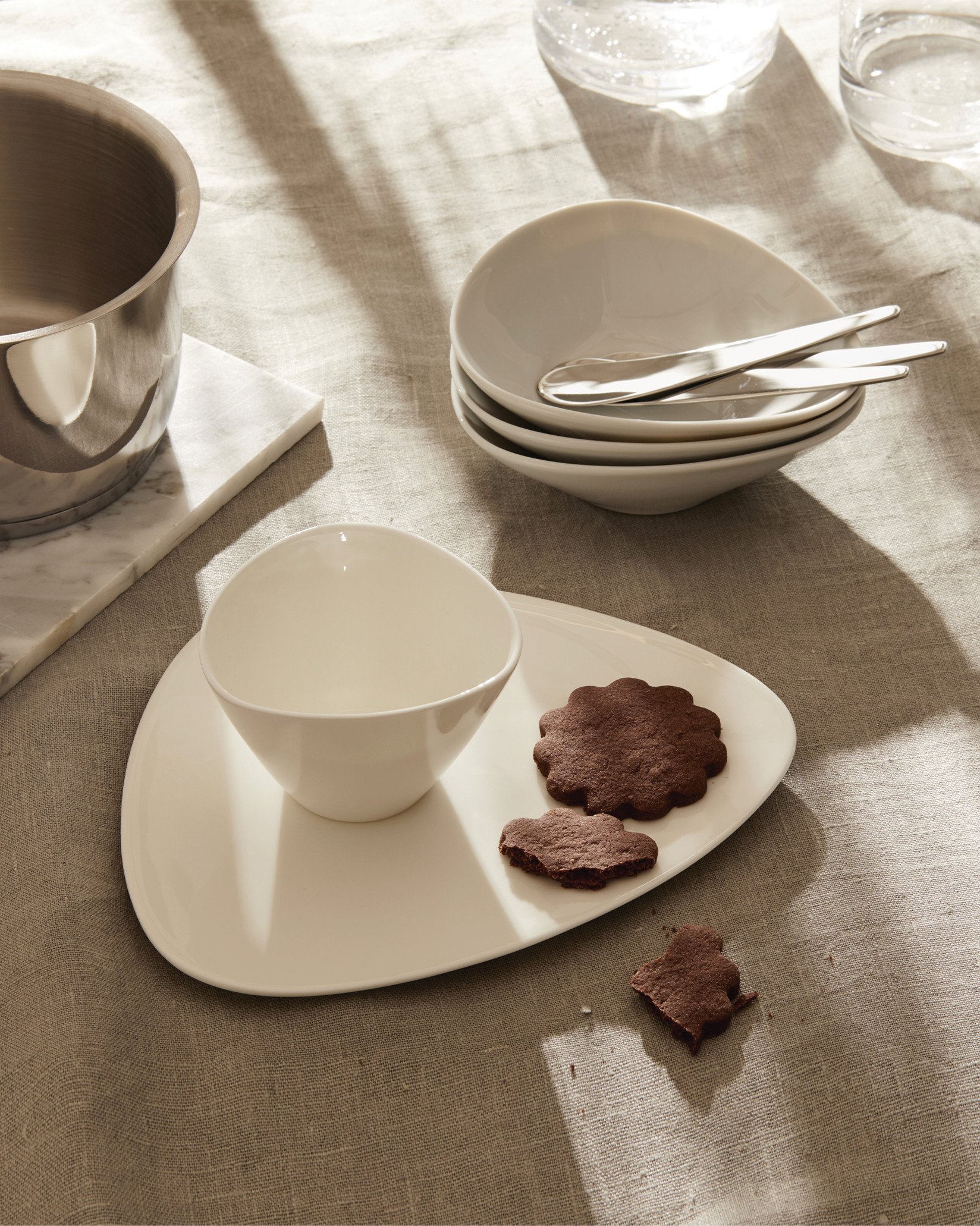 Чашка чая. 6 предметов из коллекции Alessi Colombina FM10/78 - Вид №1