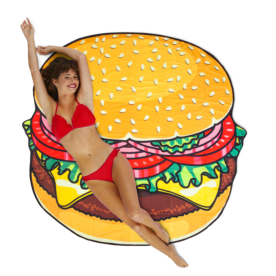 BMBTBU Покрывало пляжное , burger BigMouth  - Вид №3