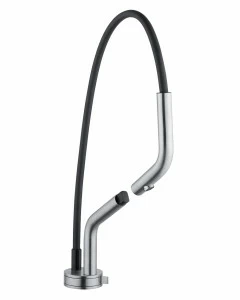 Inox. 405. Кухонный смеситель с вытяжкой. Quadrodesign