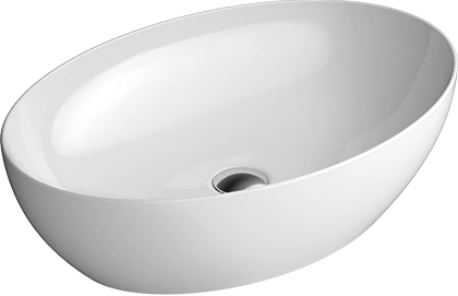 884211 Накладная раковина на столешницу  овальная GSI ceramica Pura - Вид №1