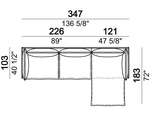 Кожаный модульный диван Arketipo Auto-Reverse ARCH-00031284 - Вид №18