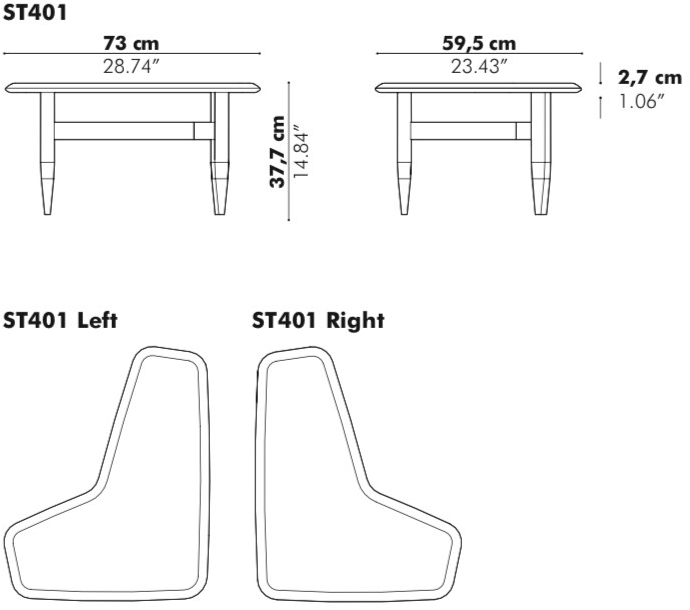 BuzziSpace Журнальный столик из дерева Buzzinordic sun-id-1385078 - Вид №4