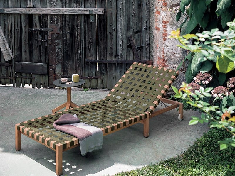 Садовая кровать из тикового дерева с колесами RODA ARCH-00113302 - Вид №2