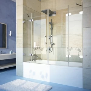 Шторка на ванну 190x150 GV-004 GUTEWETTER LUX PART