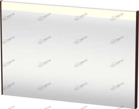 BR700305353 Brioso Зеркало с подсветкой Каштан темный, декор Duravit
