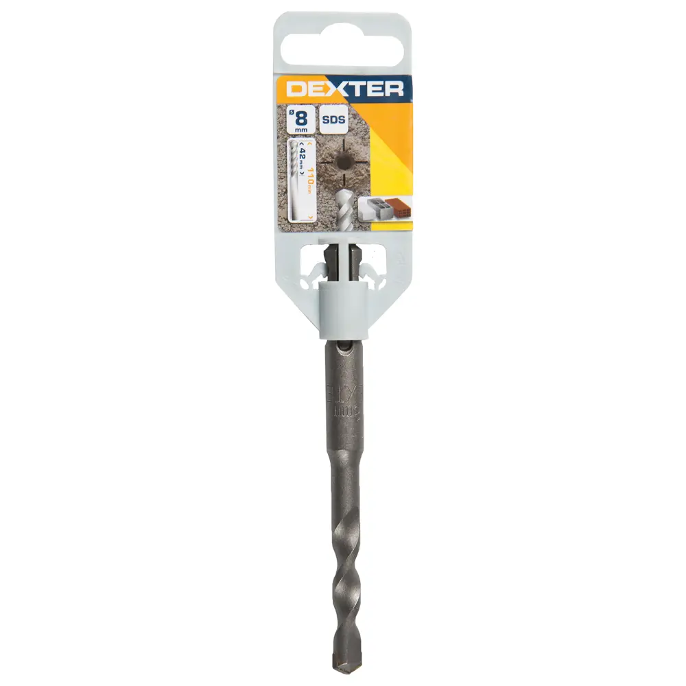 Бур по бетону SDS-plus 8х42х110 мм Dexter FD-A0114 16659897 STLM-2151719  - Вид №3