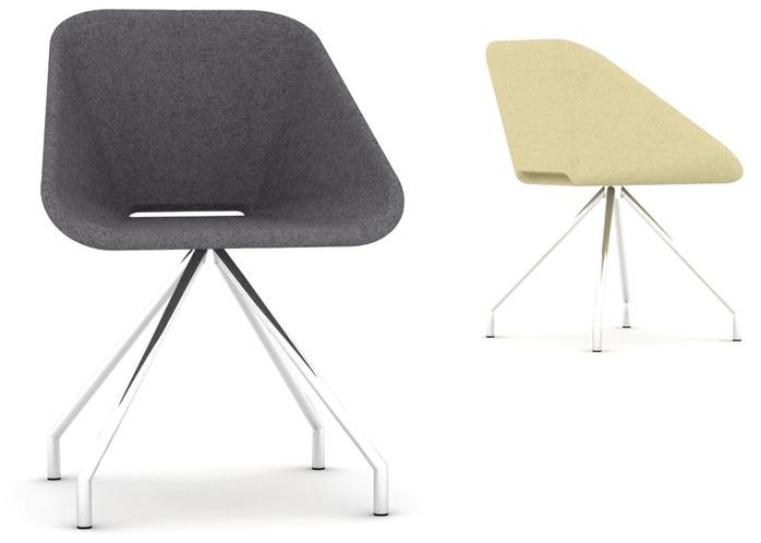 B&T Design Стул на козелке из ткани Kirmizi sun-id-1457187 - Вид №6