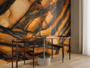 Пол / керамогранит с мраморным эффектом