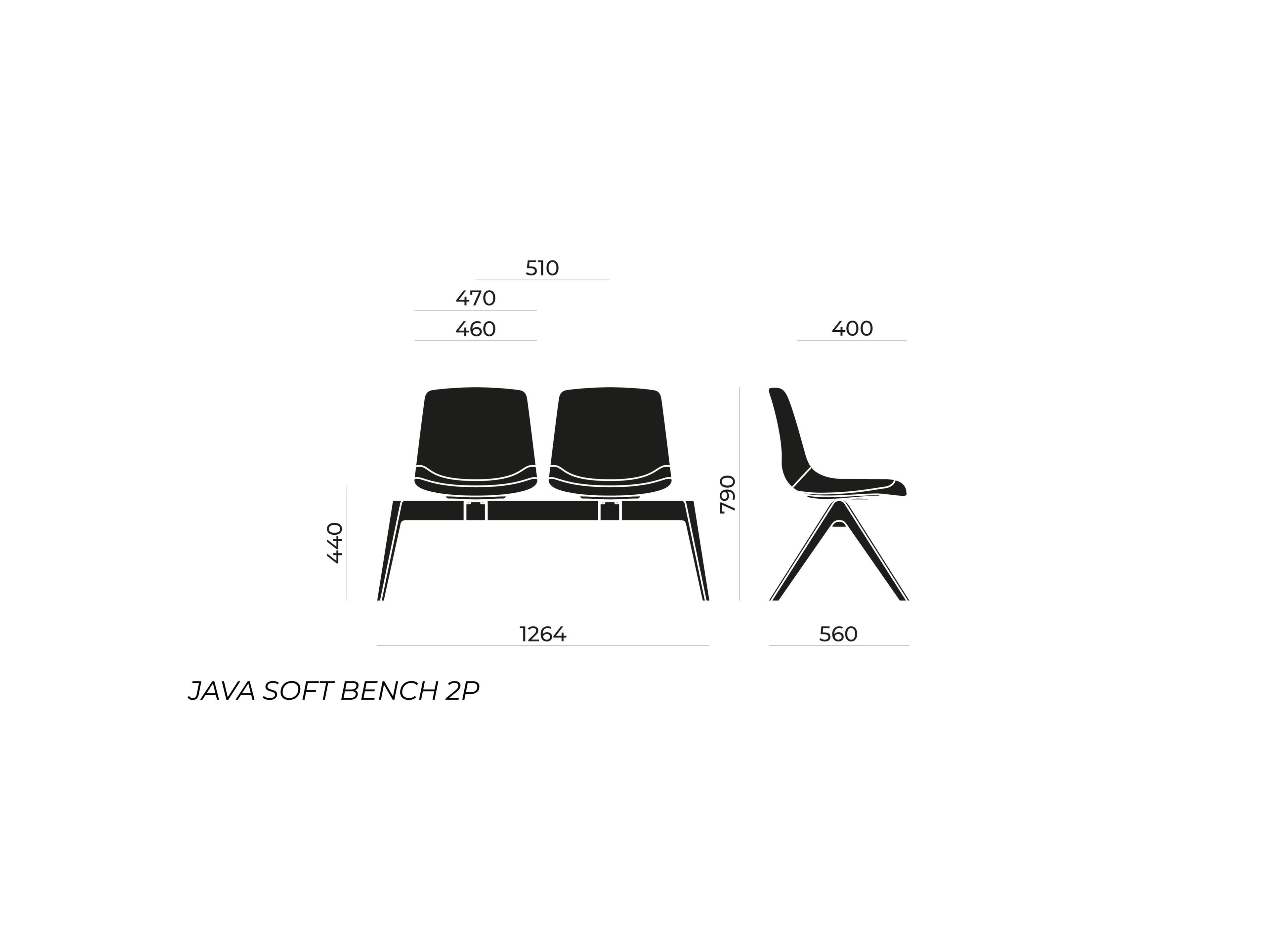 Сидя на полу бар Nahu Java Soft Bench ARCH-00113015 - Вид №4