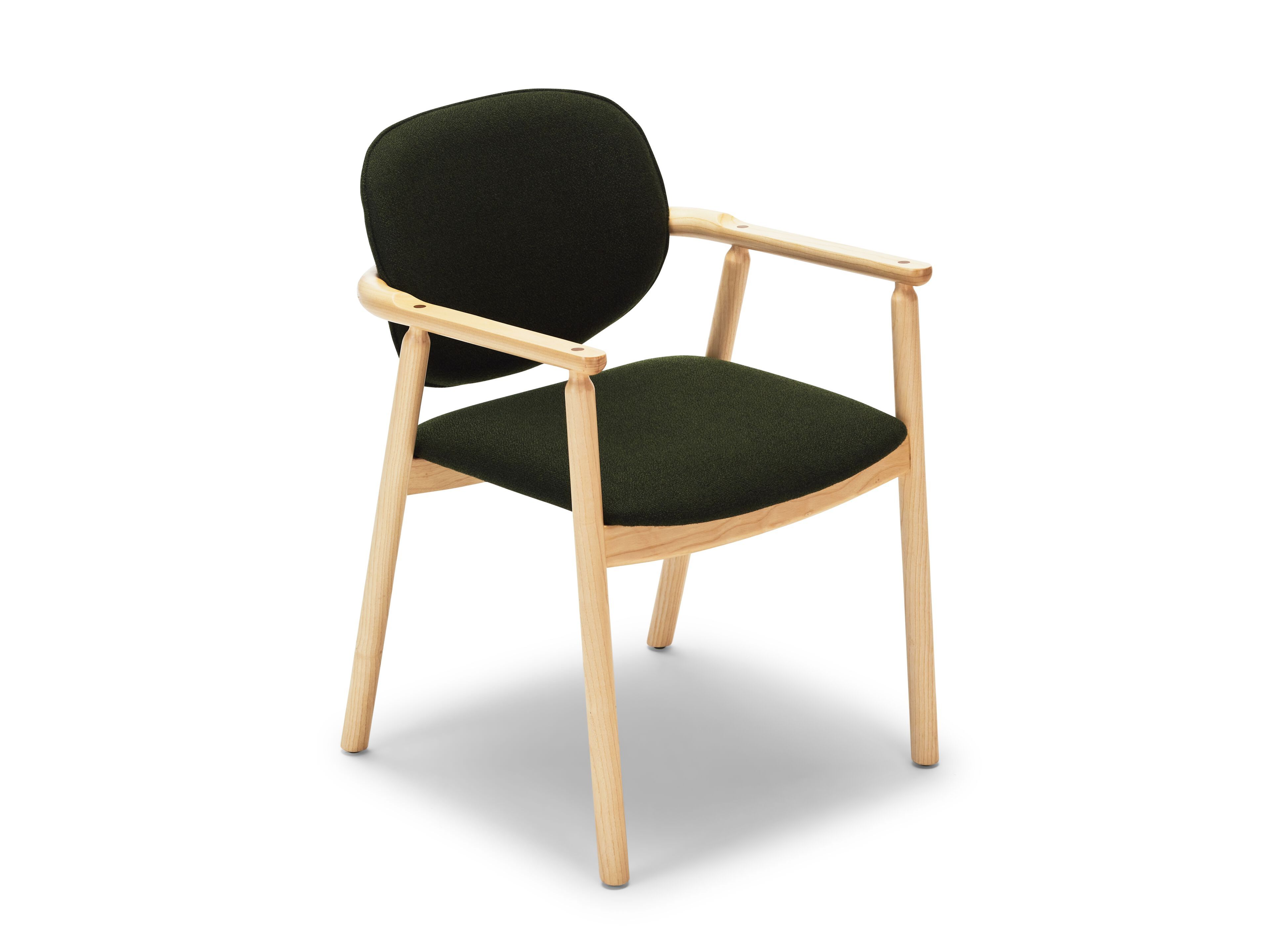 Стул из ткани и ясеня с подлокотниками Papell Design гостиница ARCH-00145350 - Вид №4