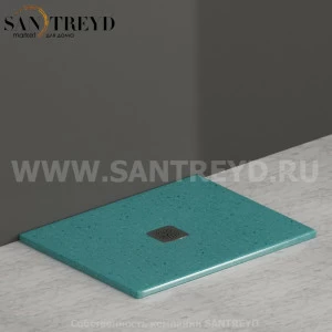 DT072GT Душевой поддон 90x72 керамический Globo